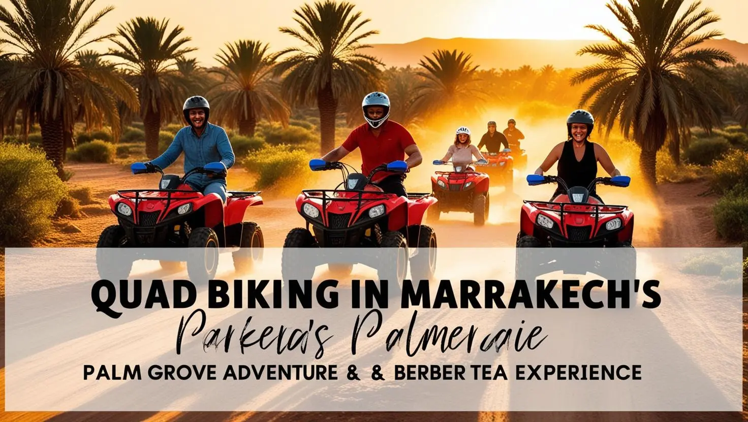 Quad Biking in Marrakech’s Palmeraie | Palm Grove Adventure & Berber Tea Experience