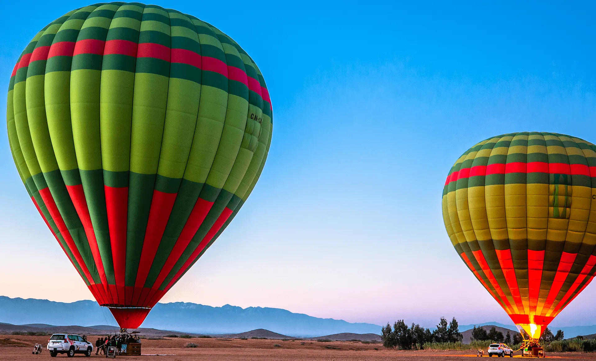 Sunrise Hot Air Balloon Ride in Marrakech | Luxury Flight with Berber Breakfast & Atlas Mountain Views